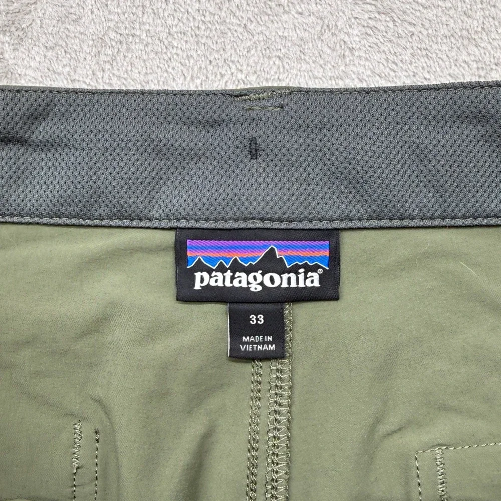 Patagonia Quandary Shorts Mens 33 Green Hiking Outdoor Technical Camping Trek